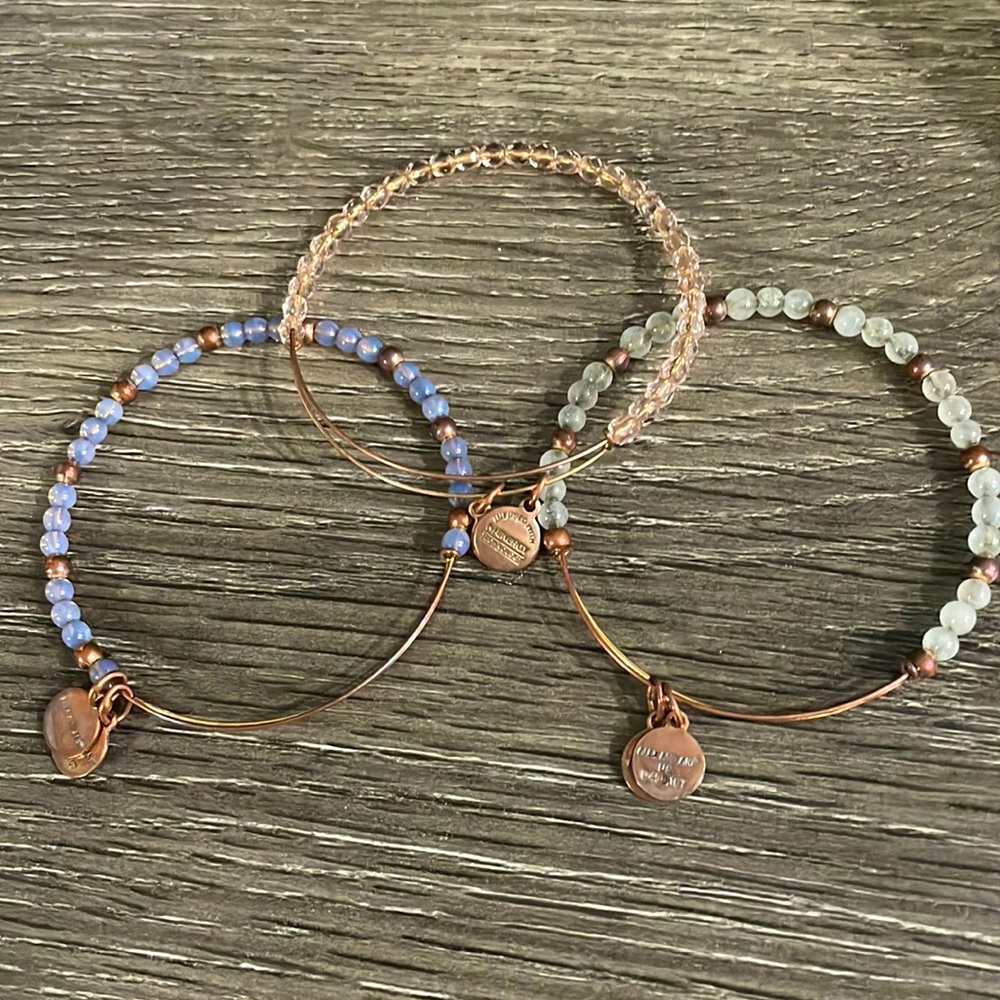 Alex and ani beaded bangle bundle